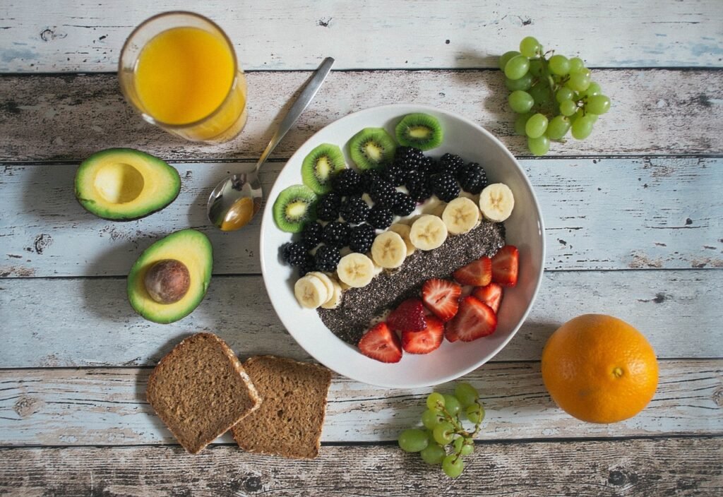 Desayuno con fruta